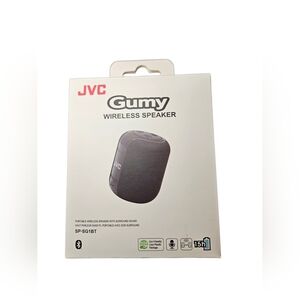 NWOT JVC Gumy Wireless Speaker - Black, Small, Portable, 15 Hour Battery Life
